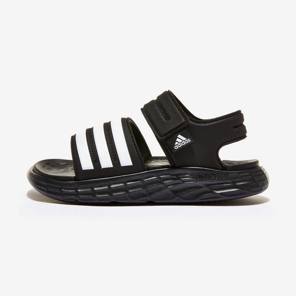 商品Adidas|【Brilliant|包邮包税】阿迪达斯 DURAMO SL SANDAL  凉鞋 沙滩鞋 运动凉鞋 拖鞋  FY6035 CBLACK/FTWWHT/CBLACK,价格¥215,第1张图片