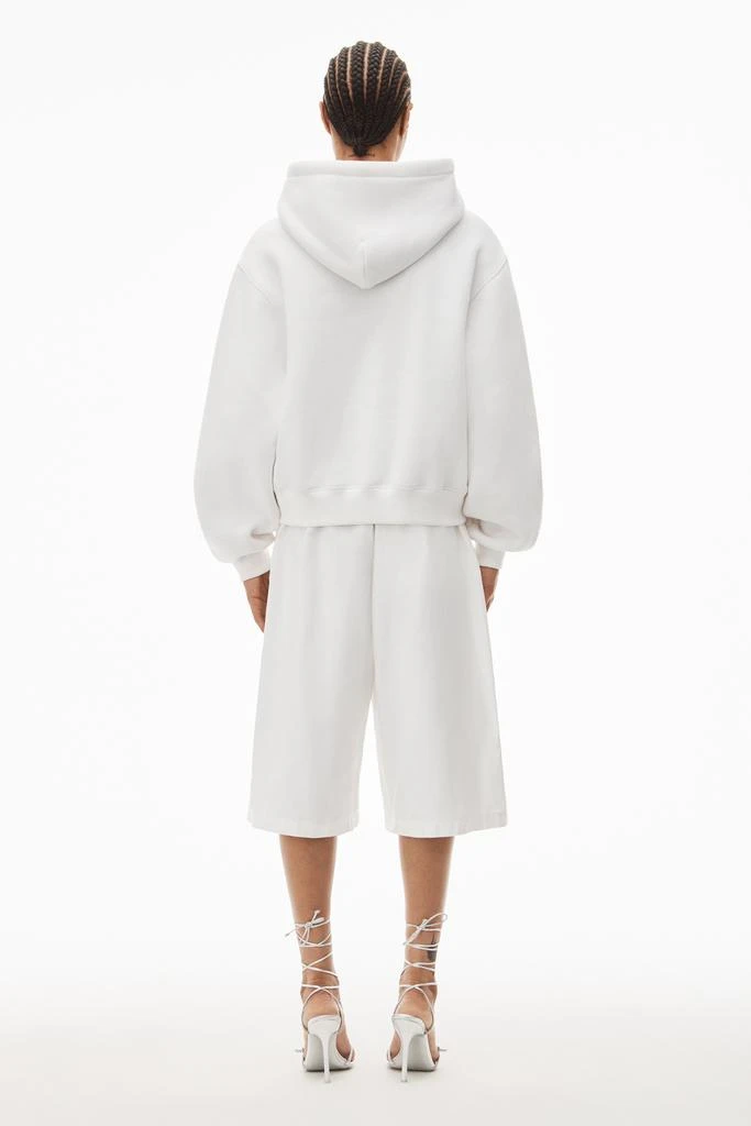 商品Alexander Wang|PUFF LOGO HOODIE IN STRUCTURED TERRY,价格¥2483,第4张图片详细描述