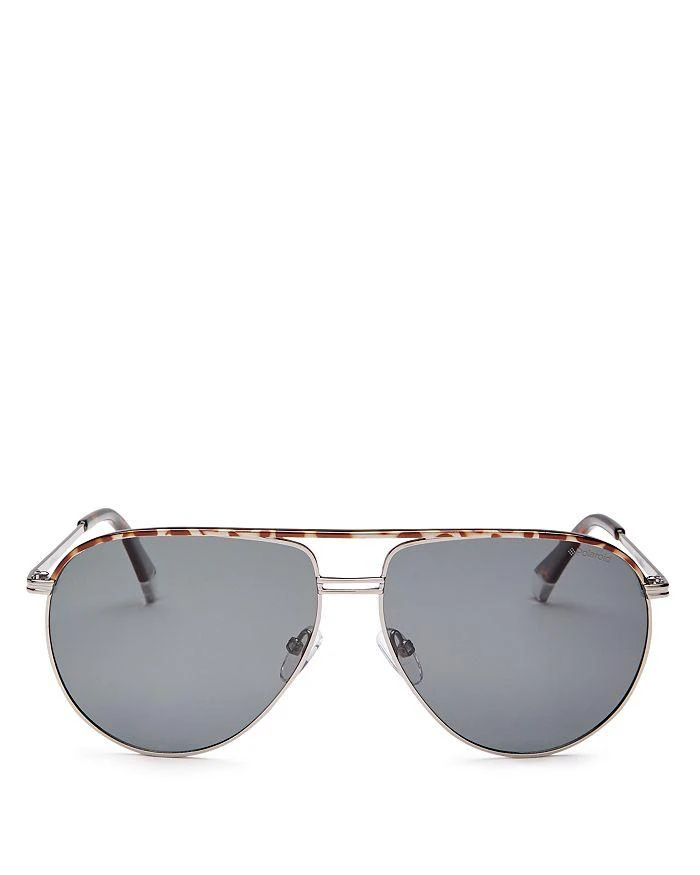 商品Polaroid|Brow Bar Aviator Sunglasses, 61mm,价格¥735,第4张图片详细描述