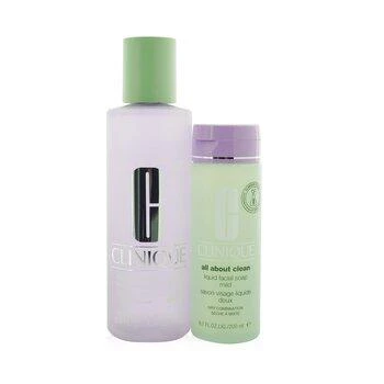 商品Clinique|Clarifying lotion 2 set: clarifyin/g lotion 2 400ml+ all about clean liquid facial soap mild 200ml ,价格¥320,第1张图片