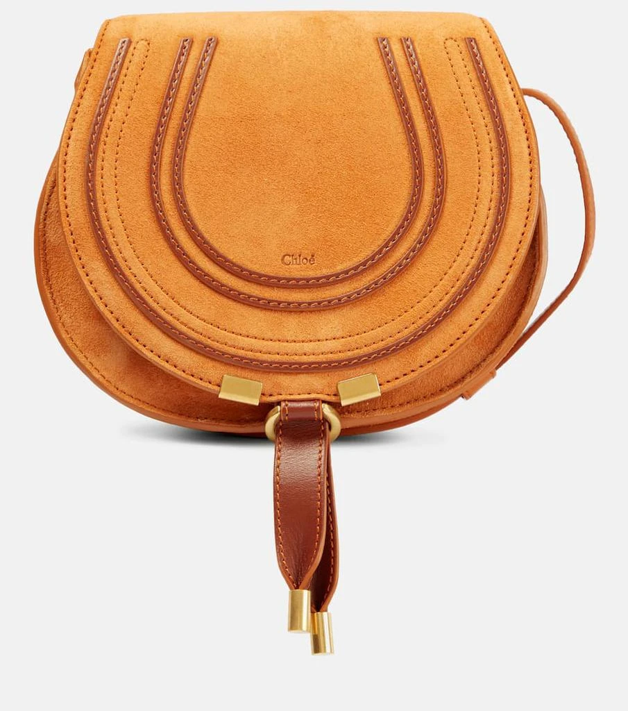 商品Chloé|Marcie Small suede crossbody bag,价格¥9160,第1张图片