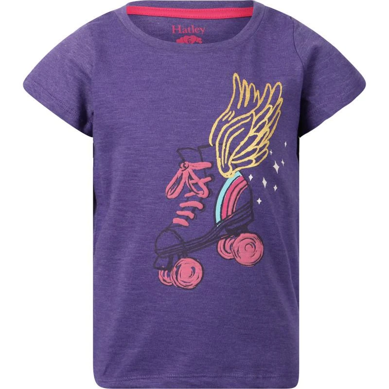 商品Hatley|Roller skate logo t shirt in purple,价格¥268,第1张图片