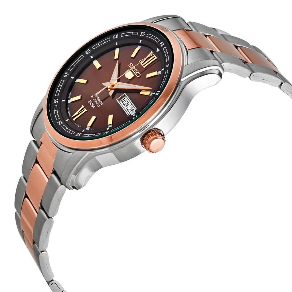 商品Seiko|Seiko Seiko 5 Automatic Brown Dial Mens Watch SNKP18J1,价格¥1439,第2张图片详细描述