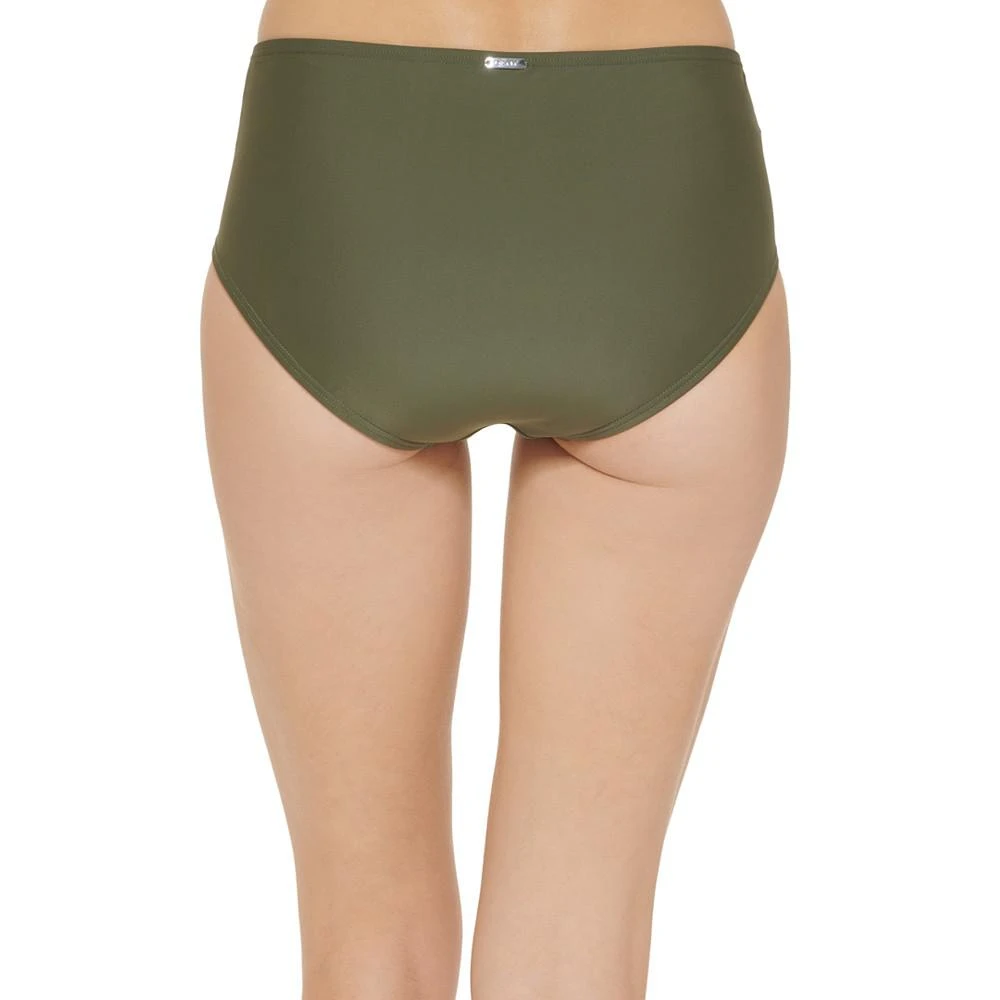 商品DKNY|Seamed High-Waist Bikini Bottoms,价格¥174,第2张图片详细描述
