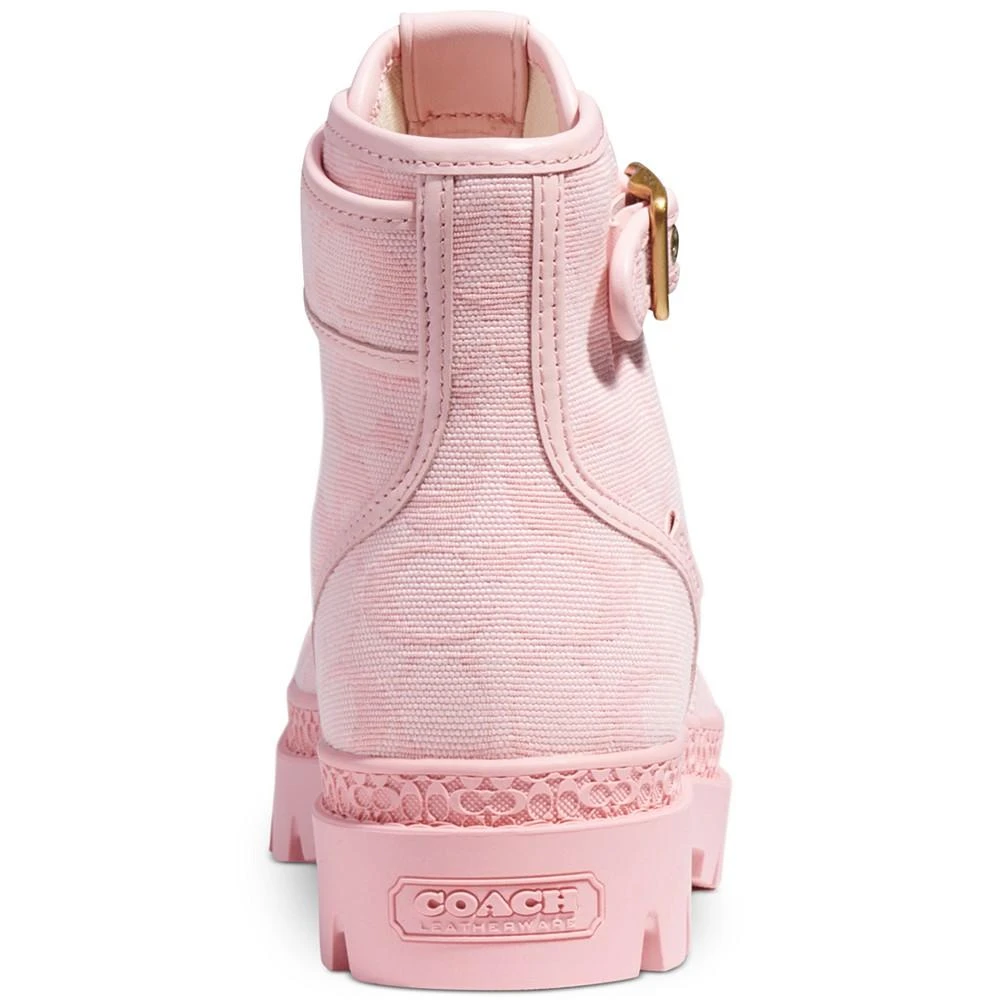 商品Coach|Women's Trooper Lace-up Runway Booties,价格¥927,第3张图片详细描述