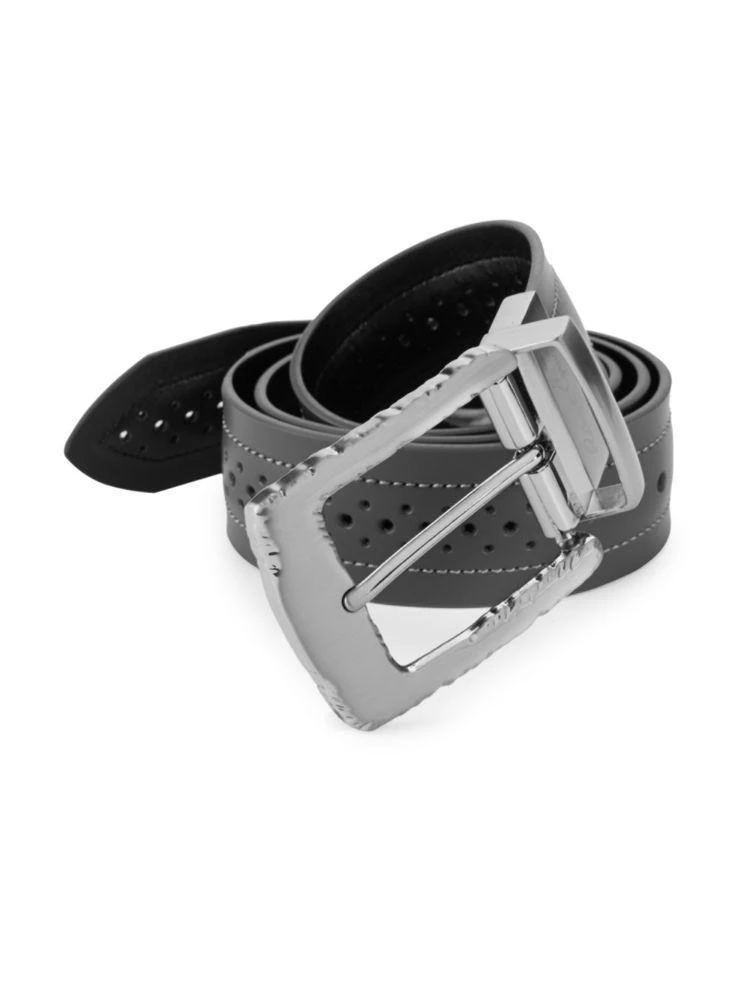 商品Robert Graham|Detailed Reversible Leather Belt,价格¥320,第1张图片