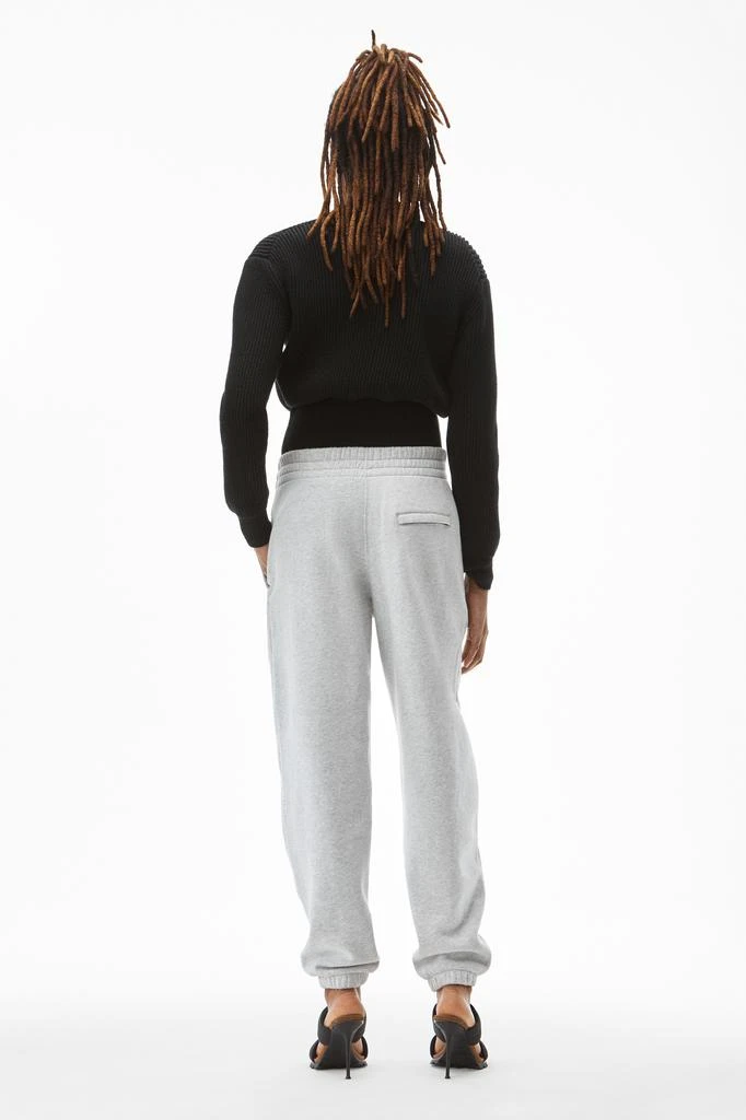 商品Alexander Wang|女式 亚历山大·王 运动logo长裤 灰色,价格¥1306,第5张图片详细描述