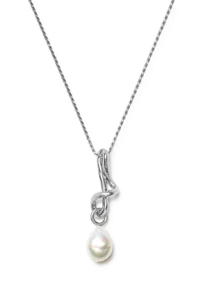 商品Missoma|Molten pearl and silver-plated necklace,价格¥1430,第3张图片详细描述