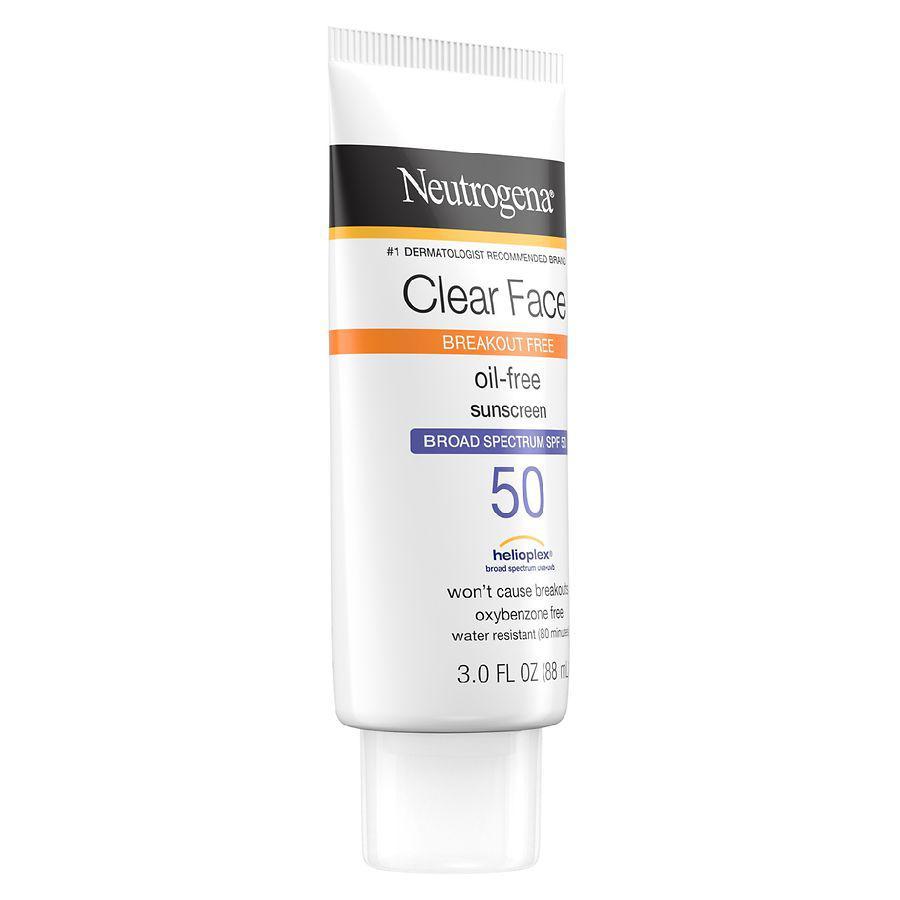 商品Neutrogena|Clear Face Liquid Lotion Sunscreen With SPF 50,价格¥109,第5张图片详细描述