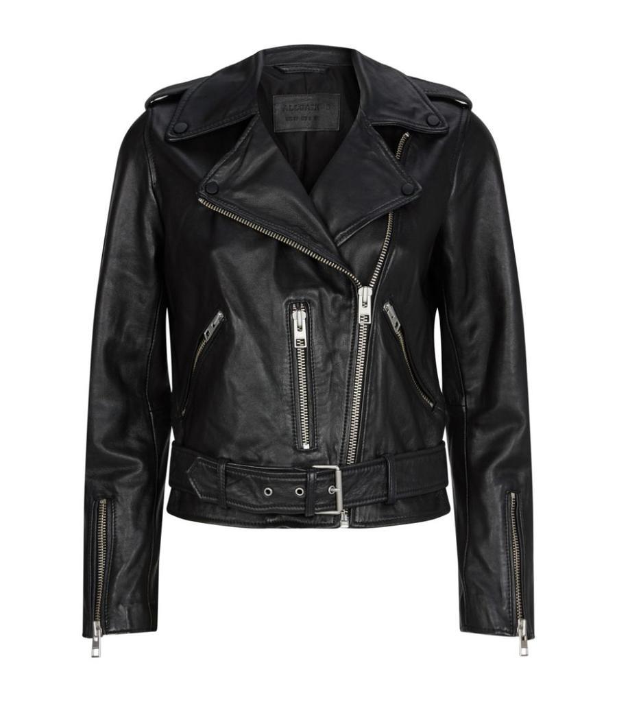 商品ALL SAINTS|Leather Balfern Biker Jacket,价格¥2889,第1张图片