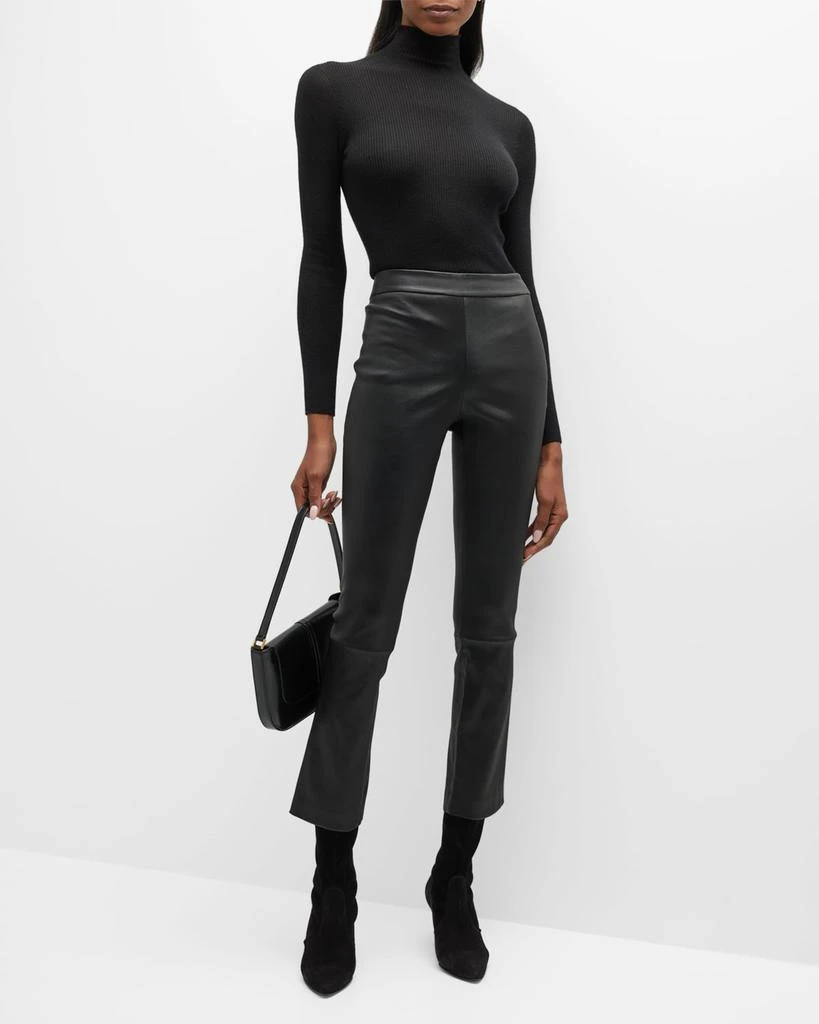 商品Theory|Urban Leather Slim Kick Pants,价格¥2805,第3张图片详细描述