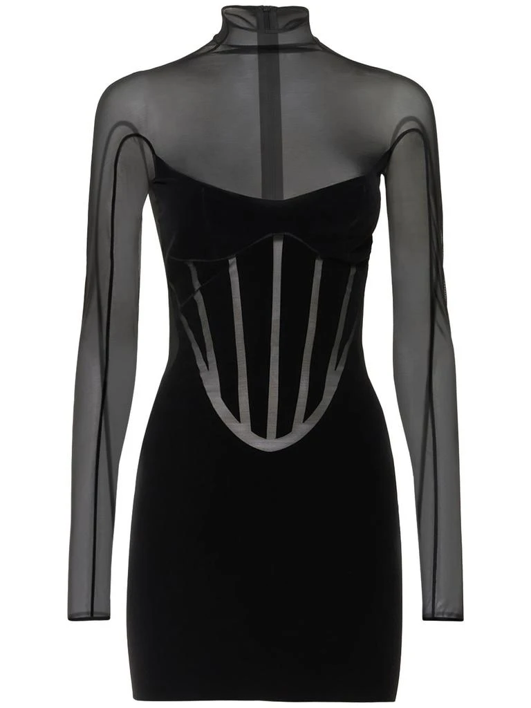 商品Wolford|Mugler X Wolford Shaping Mini Dress,价格¥6199,第1张图片