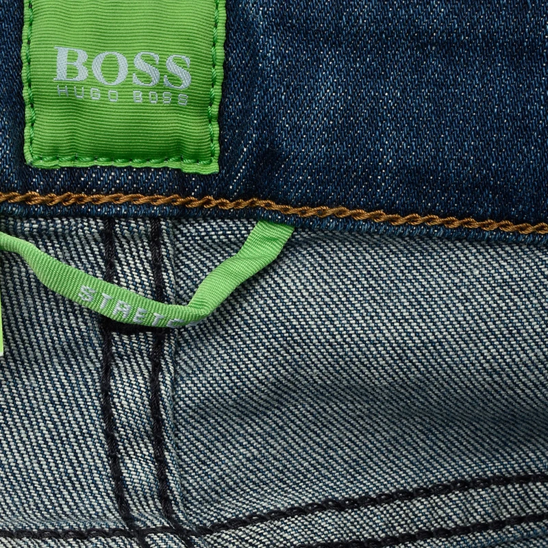 Hugo Boss 雨果博斯 新款男士棉质蓝色运动休闲时尚牛仔裤长裤 C-DELAWARE1-17S-0525-423 商品