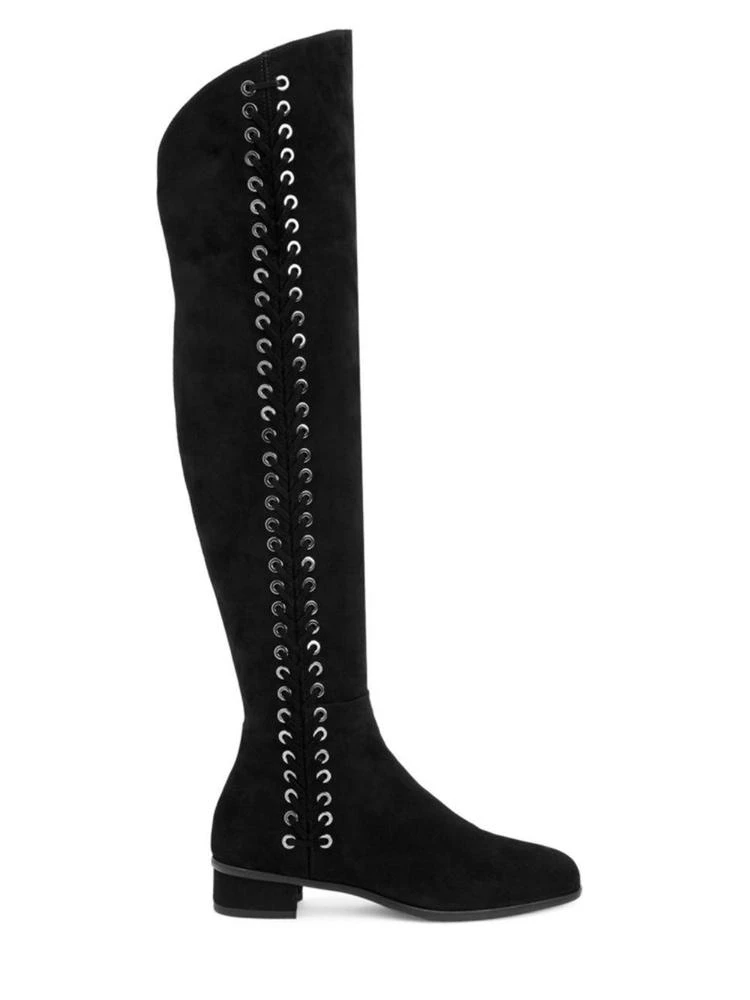 商品Aquatalia|Lucrezia Leather Knee-High Boots,价格¥2684,第3张图片详细描述