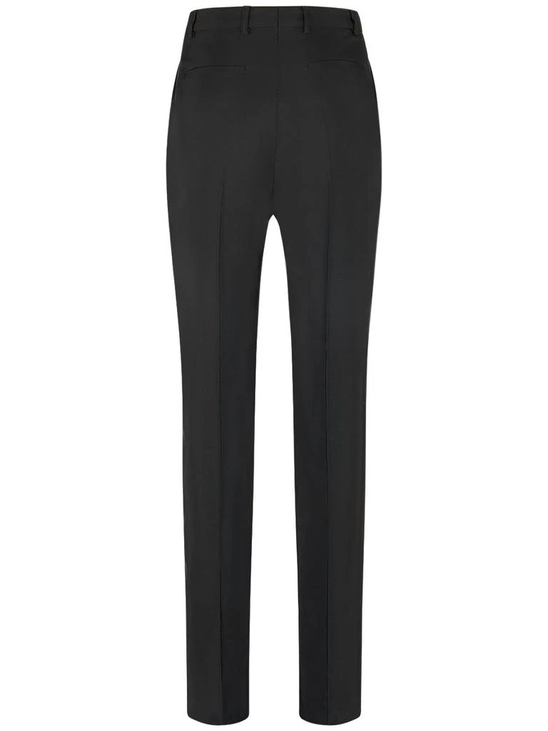 商品Yves Saint Laurent|High Waist Wool Blend Pants,价格¥14381,第4张图片详细描述