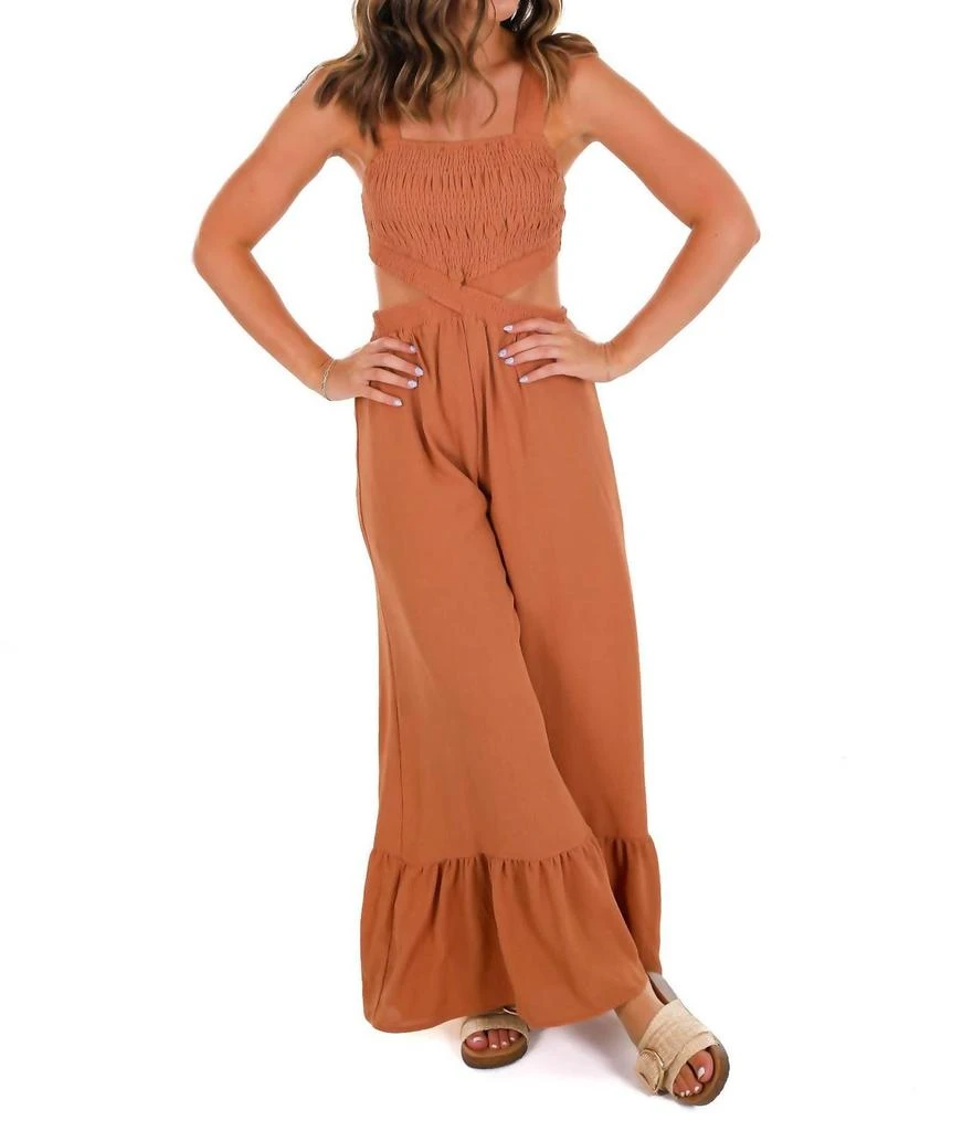 商品Illa Illa|To Each Their Own Jumpsuit In Almond,价格¥322,第5张图片详细描述
