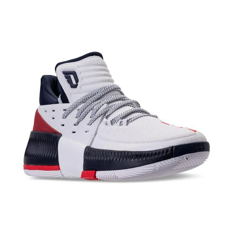 商品Adidas|Men's Dame 3 Basketball Sneakers from Finish Line,价格¥674,第1张图片