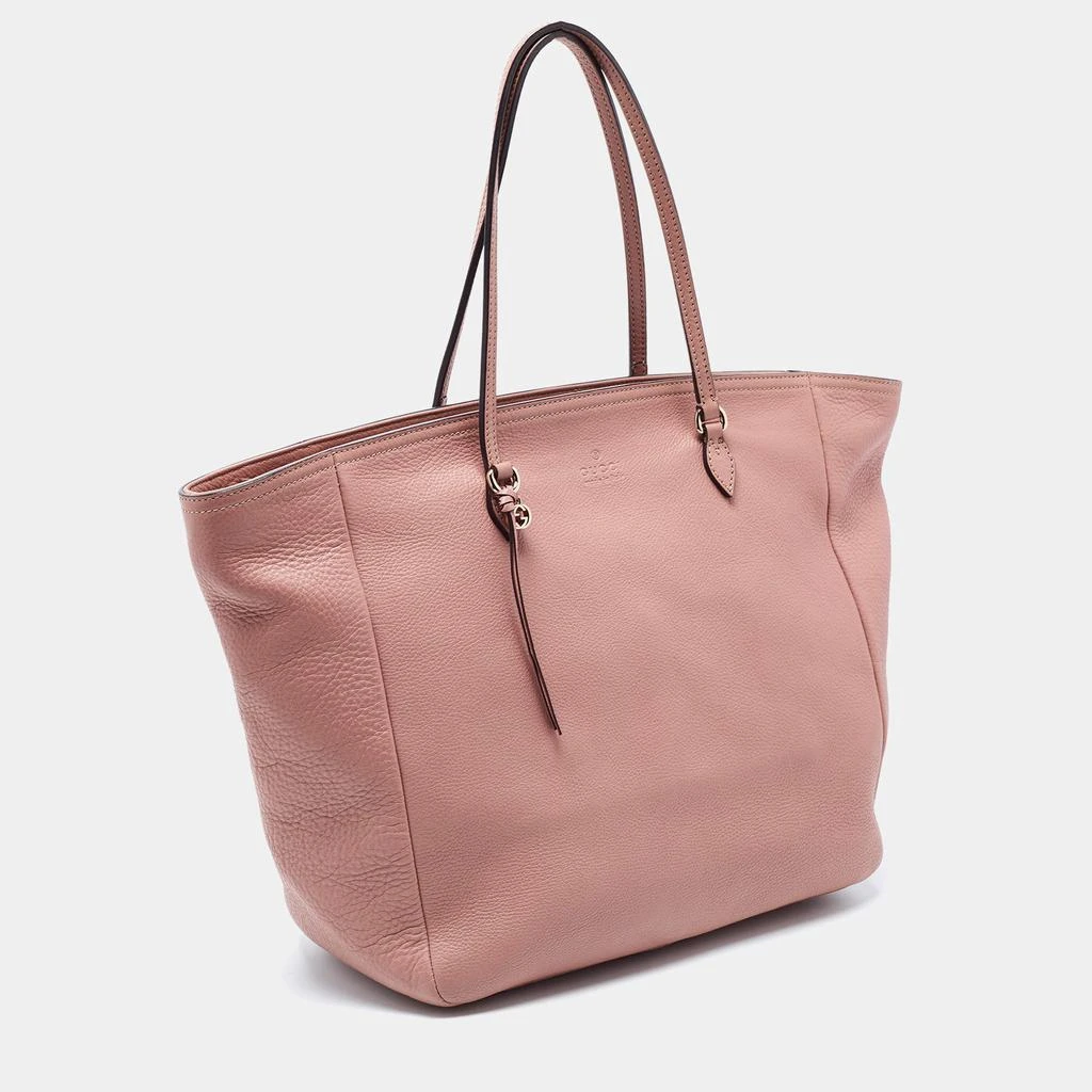 商品[二手商品] Gucci|Gucci Dusty Pink Pebbled Leather Bree Tote,价格¥4147,第3张图片详细描述