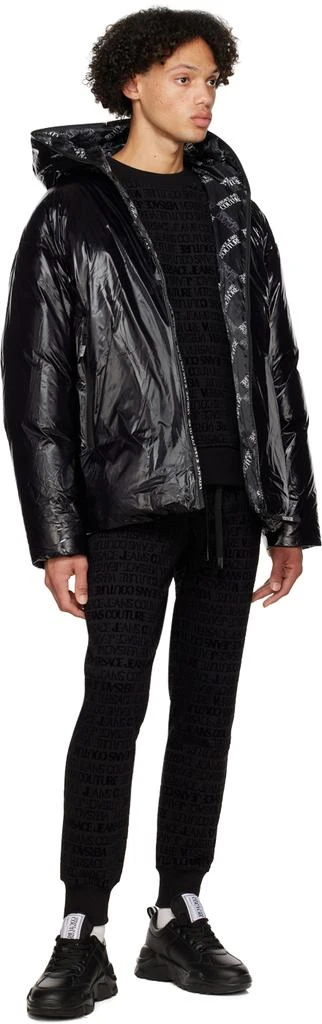 商品Versace|Black Flocked Sweatshirt,价格¥1261,第4张图片详细描述