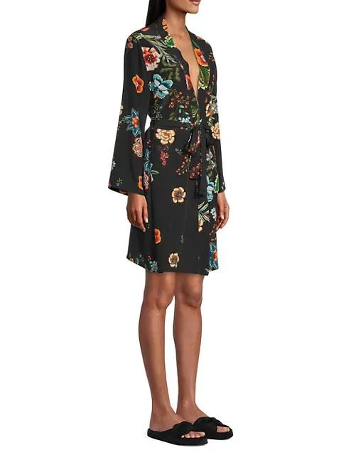 商品Johnny Was|Evelyn Silk Robe,价格¥882,第4张图片详细描述