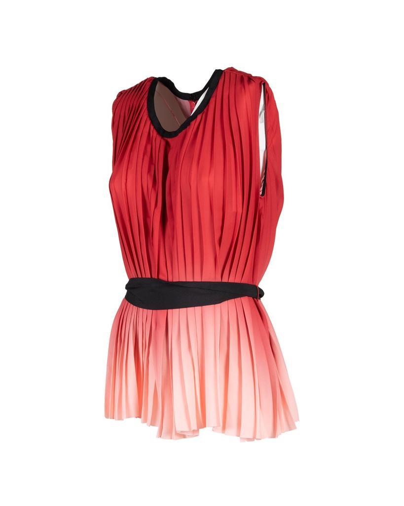 商品Karl Lagerfeld Paris|Karl Lagerfeld Pleated Ombre Belted-Waist Top,价格¥1529,第3张图片详细描述