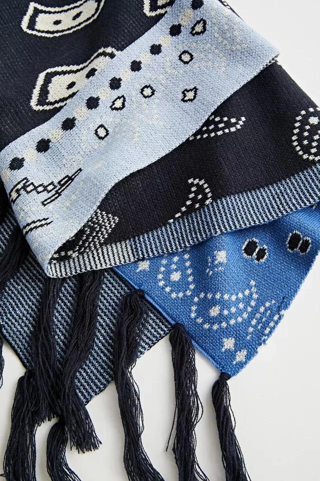 商品Urban Outfitters|Paisley Bandana Scarf,价格¥150,第3张图片详细描述