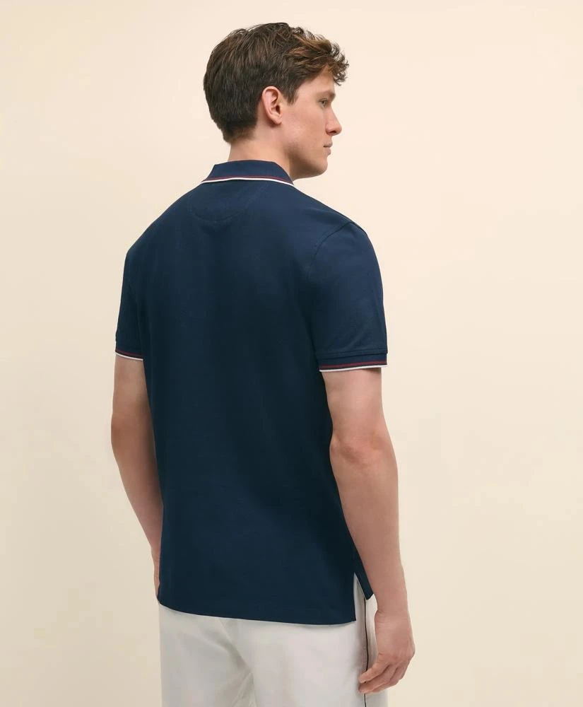 商品Brooks Brothers|男款棉质经典 pique polo 衫,价格¥606,第3张图片详细描述
