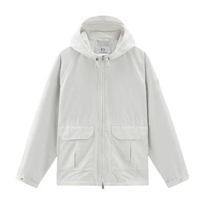 商品【商品预售7天】 Woolrich|Woolrich 男士户外风衣 WOO233XTWHT 白色,价格¥4010,第1张图片