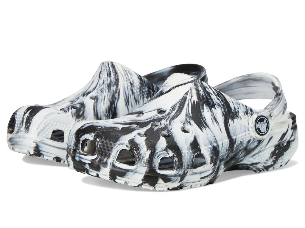 商品Crocs|Classic Marbled Tie-Dye Clog (Little Kid/Big Kid),价格¥256,第1张图片