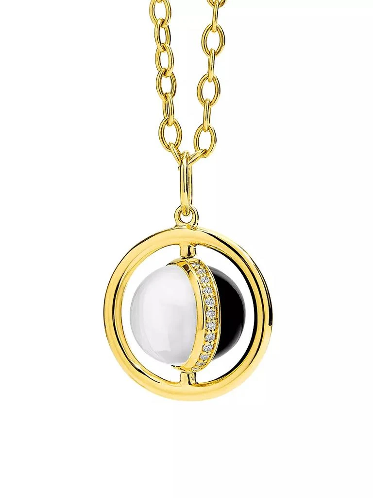 商品Syna|Cosmic 18K Yellow Gold &amp; Multi-Gemstone Swivel Pendant,价格¥21892,第1张图片