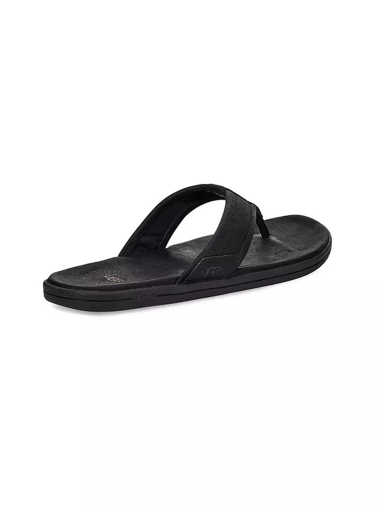 商品UGG|Seaside Flip Leather Flip Flops,价格¥624,第3张图片详细描述
