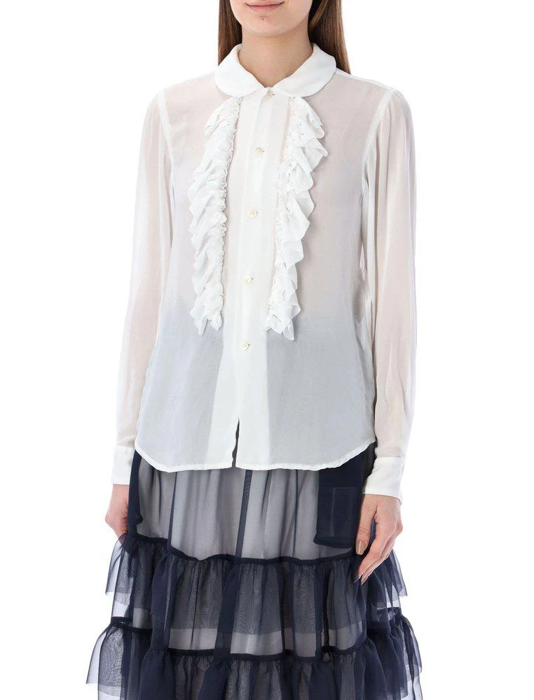 商品Comme des Garcons|Comme des Garçons Girl Ruffled Long-Sleeved Blouse,价格¥1211,第1张图片