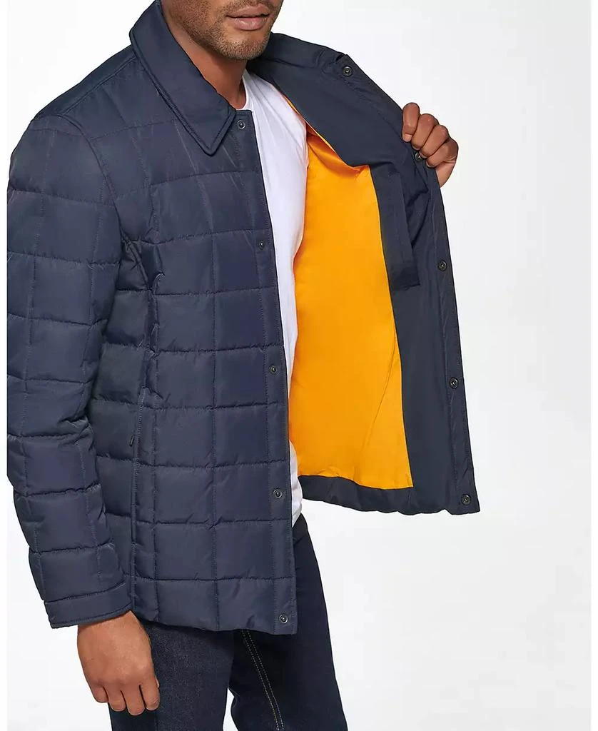 商品Cole Haan|Men's Tech Down Shirt Jacket with Box Quilt Jacket,价格¥2973,第2张图片详细描述