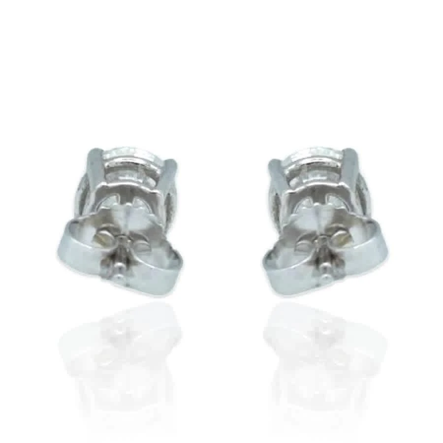 商品Tresorra|14K White Gold Diamond Stud Earrings,价格¥27937,第3张图片详细描述