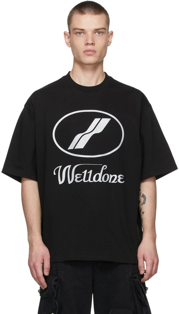 商品We11done|Black Logo T-Shirt,价格¥1044,第1张图片