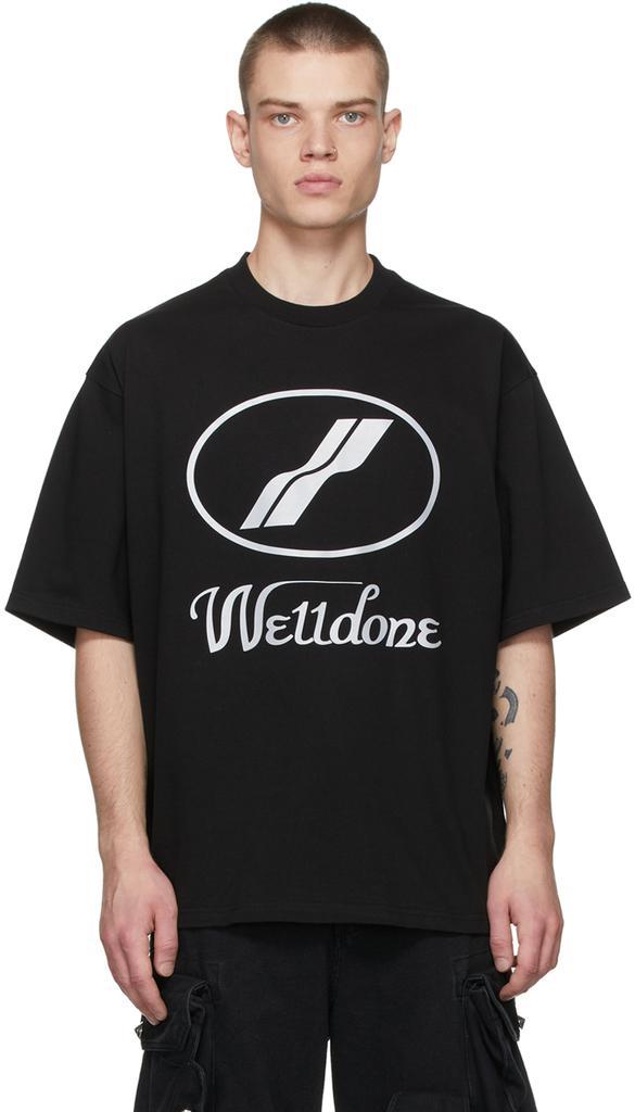 商品We11done|Black Logo T-Shirt,价格¥2233,第1张图片