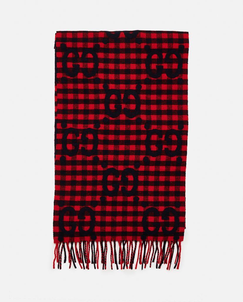 商品Gucci|GG jacquard wool scarf,价格¥3124,第1张图片