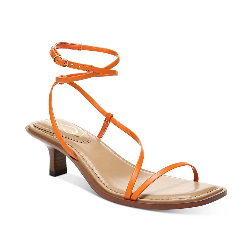 商品Sam Edelman|Women's Dominique Strappy Kitten-Heel Sandals,价格¥786,第1张图片