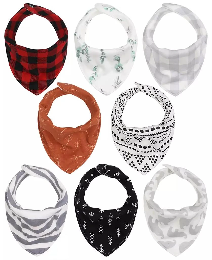 商品The Peanutshell|8 Pack Bandana Bibs,价格¥114,第1张图片