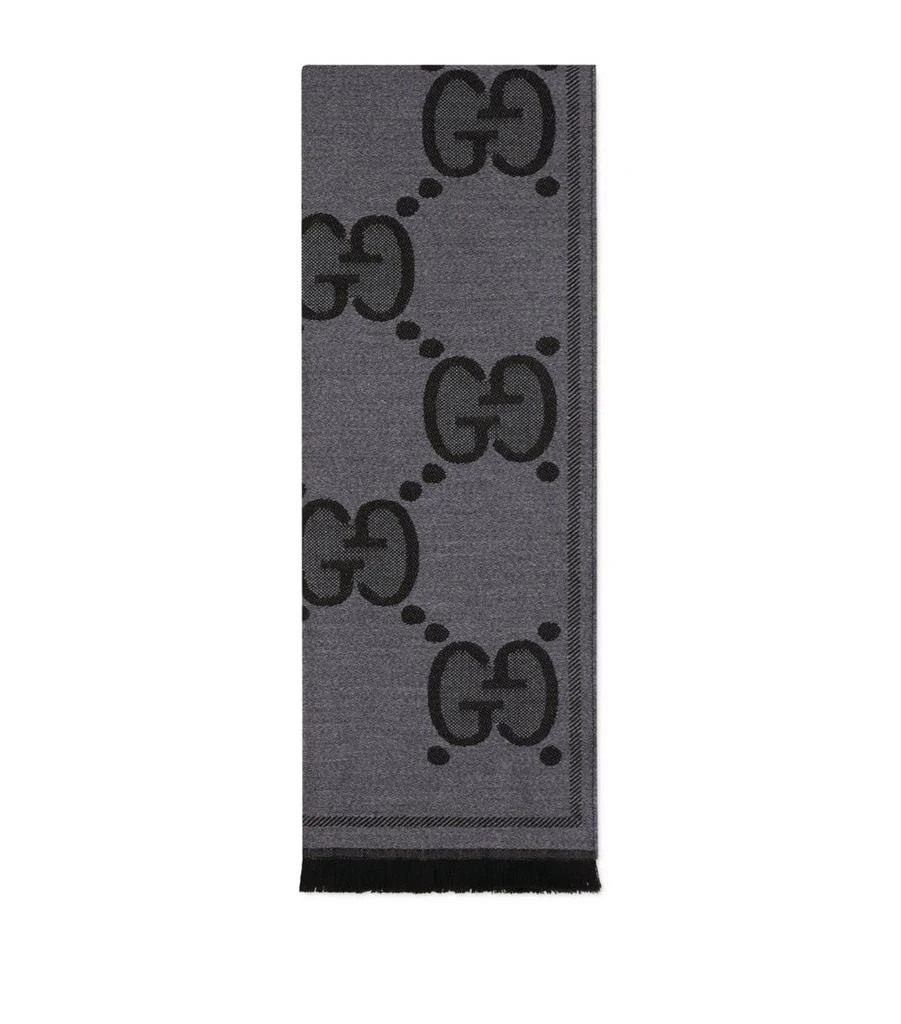 商品Gucci|Wool GG Logo Scarf,价格¥3441,第3张图片详细描述