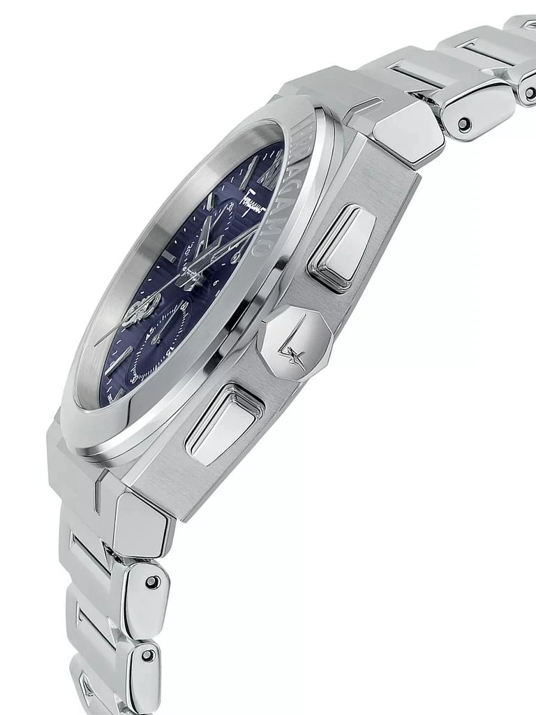 商品Salvatore Ferragamo|Vega Stainless Steel Chronograph,价格¥9372,第2张图片详细描述