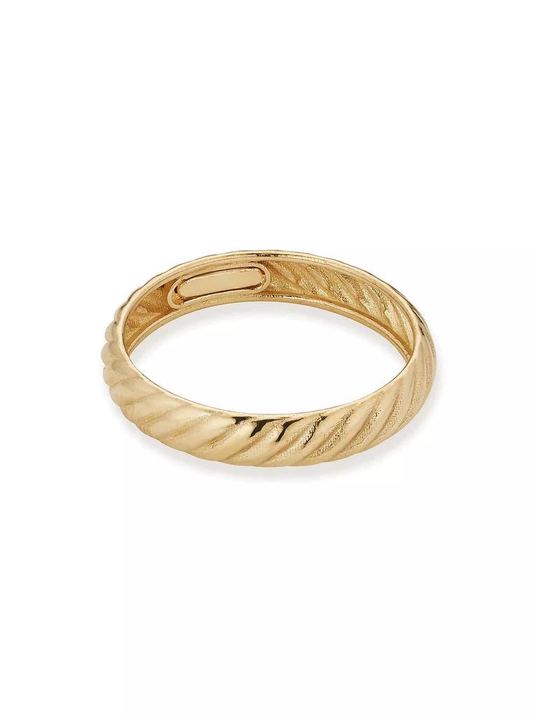 商品Oradina|14K Yellow Gold With A Twist Ring,价格¥2512,第2张图片详细描述