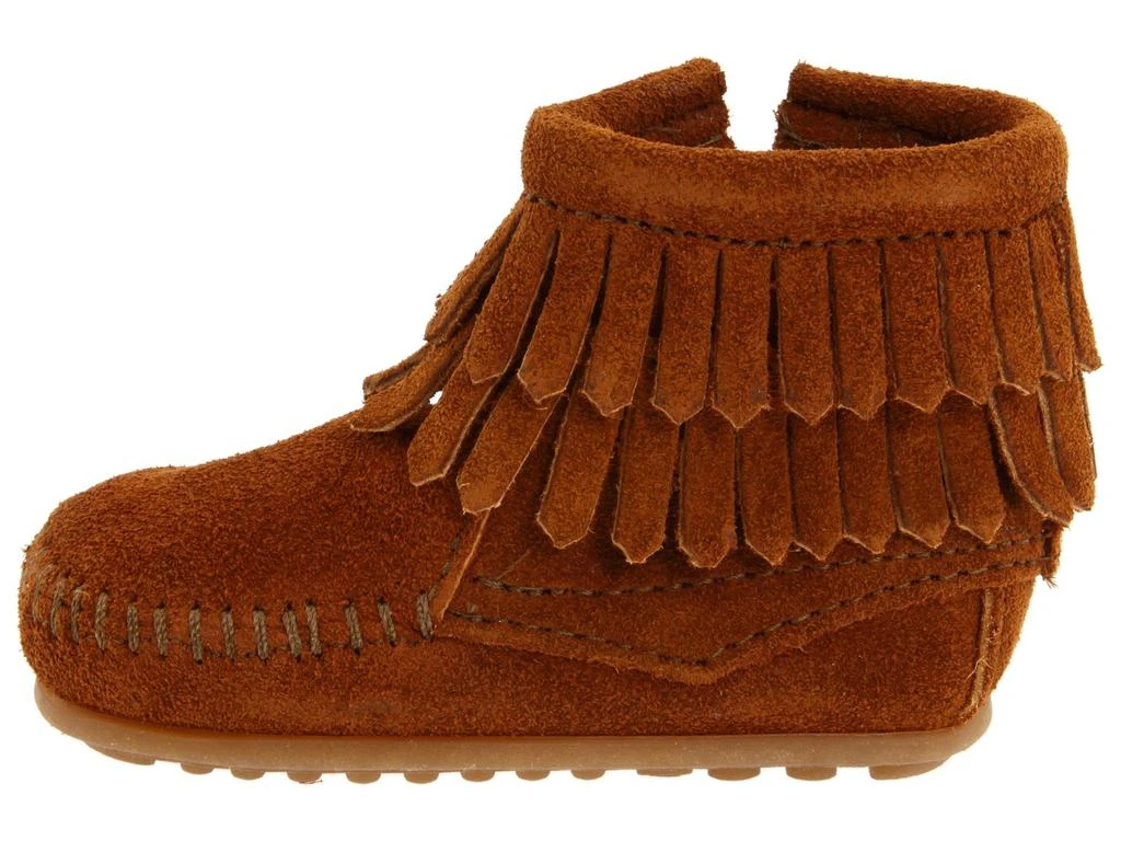 商品Minnetonka|Double Fringe Side Zip Bootie (Infant/Toddler),价格¥148,第4张图片详细描述