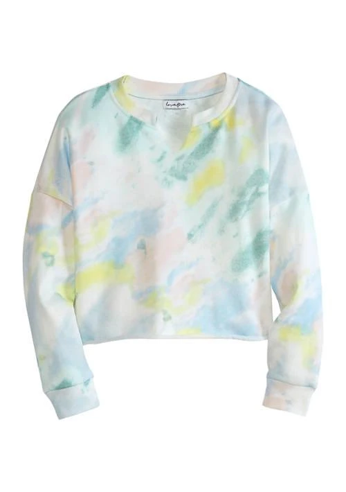 商品Love, Fire|Fire Girls 7 16 Long Sleeve Notched Sweatshirt,价格¥87,第1张图片