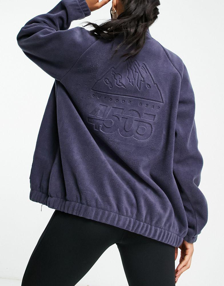 商品ASOS|ASOS 4505 oversized fleece in grey,价格¥325,第4张图片详细描述