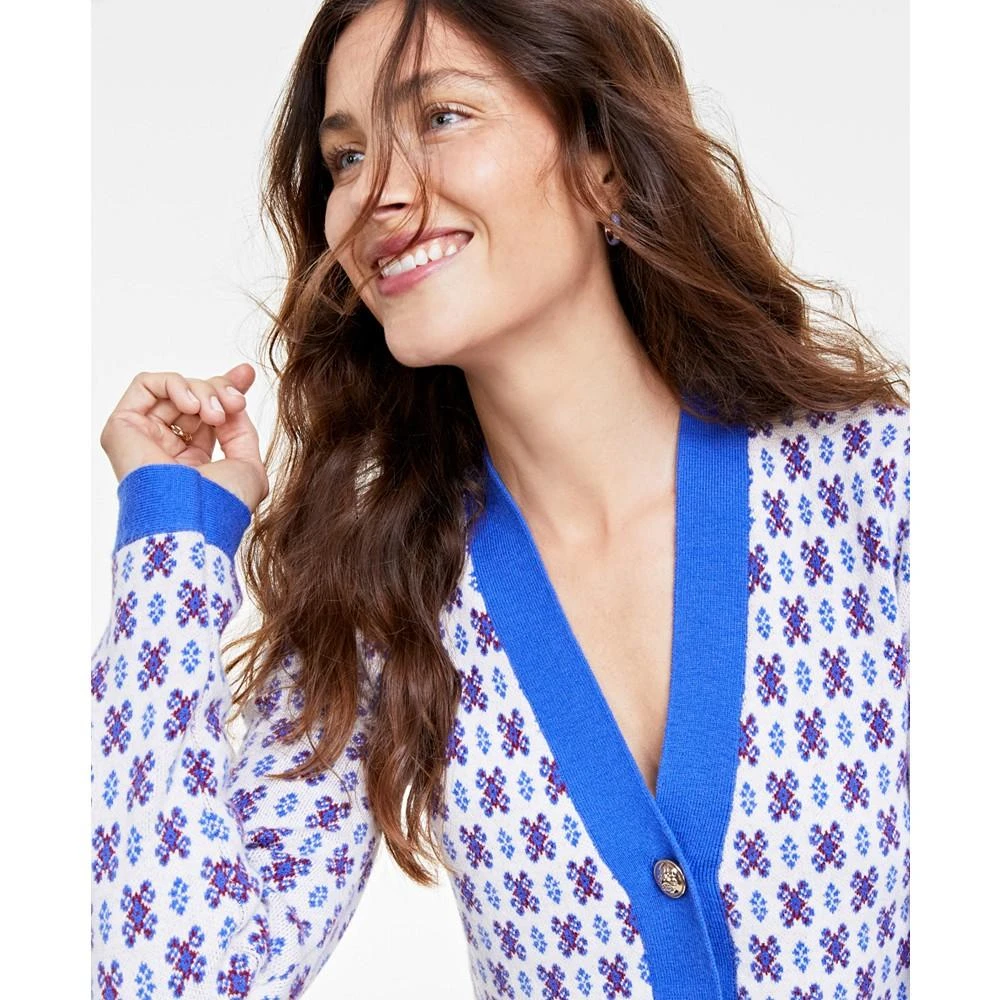 商品On 34th|Women's Jacquard Cardigan, Created for Macy's,价格¥178,第3张图片详细描述