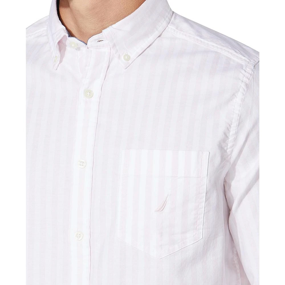 商品Nautica|Men's Classic-Fit Stripe Poplin Shirt,价格¥181,第2张图片详细描述
