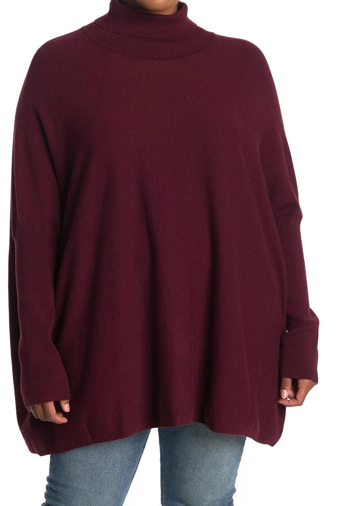商品Joseph A|Easy Solid Turtleneck Poncho Sweater,价格¥62,第1张图片