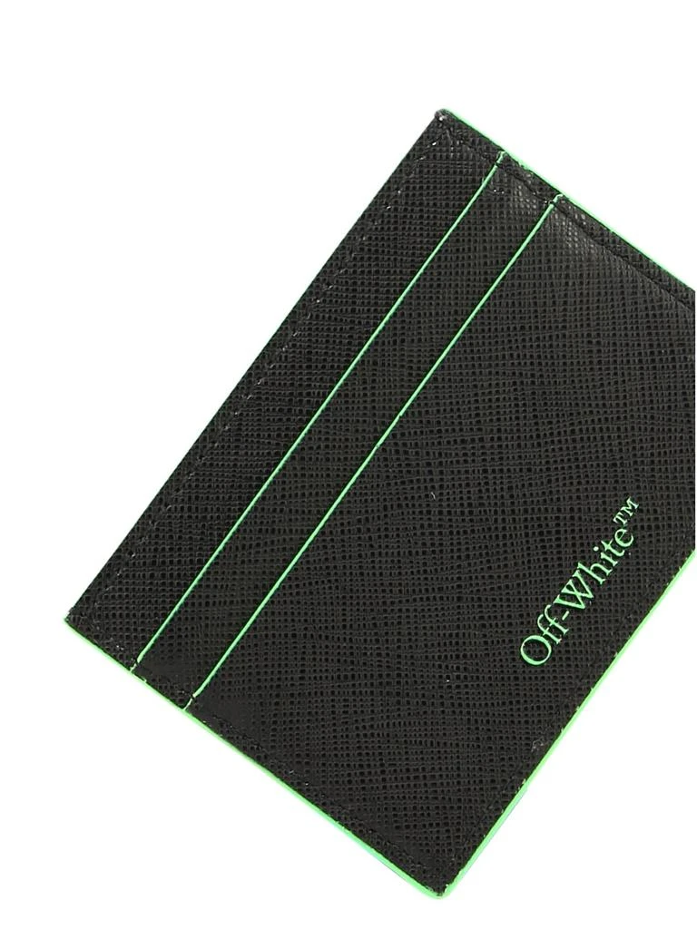 商品Off-White|Ow Print Wallets & Card Holders Black,价格¥1004,第4张图片详细描述