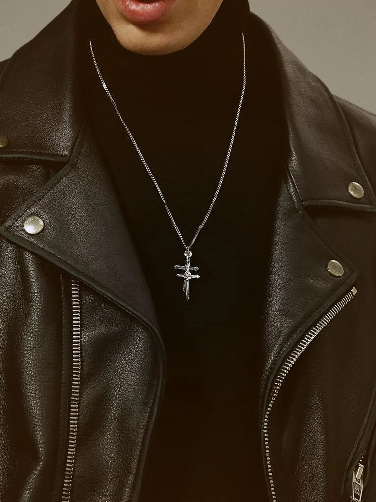 商品Emanuele Bicocchi|Double Cross & Skull Necklace,价格¥819,第1张图片详细描述